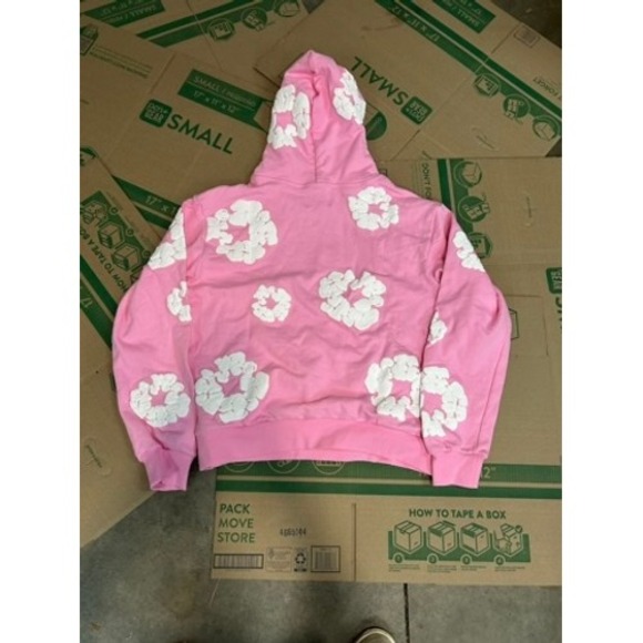 Denim Tears Hoodie Pink Medium, & Large - Picture 3 of 5